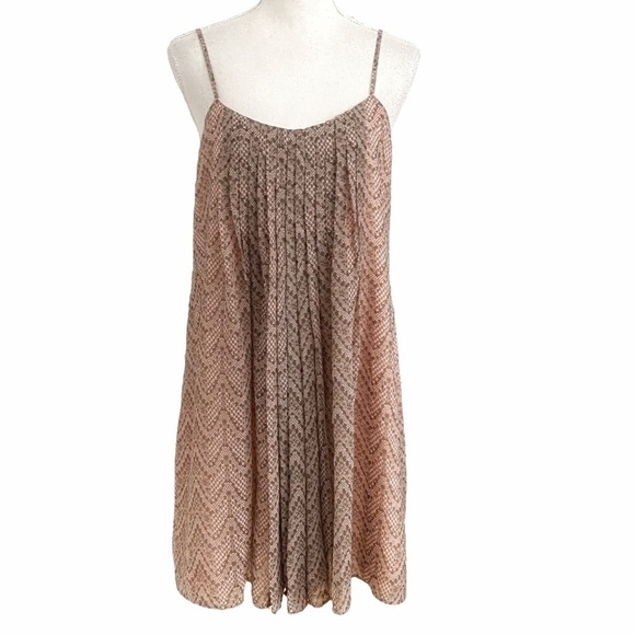 VICTORIA’S SECRET PINK PLEATED SLEEVELESS BABYDOLL MINI DRESS - S - Picture 1 of 10